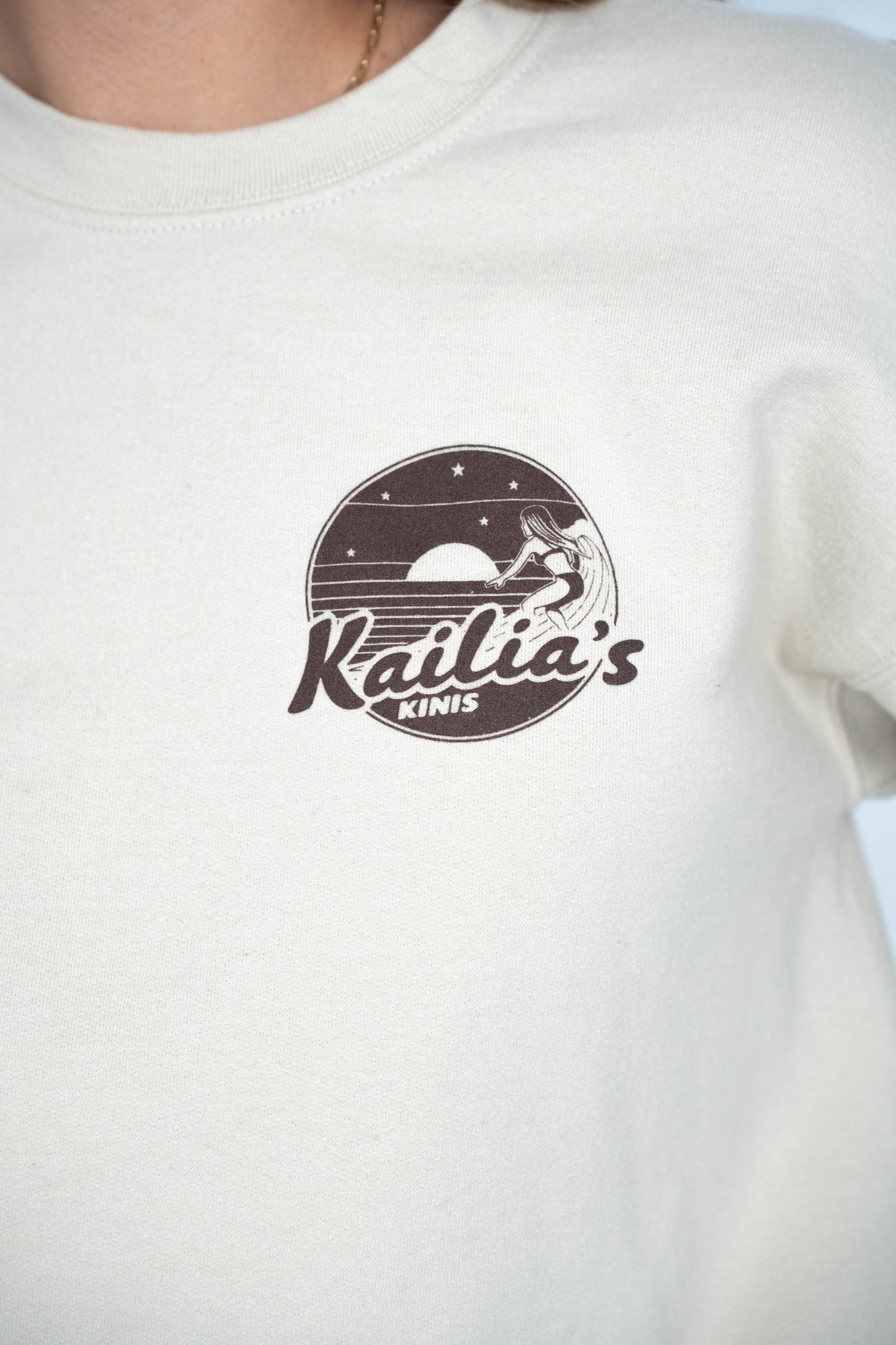 Brown Logo Crewneck