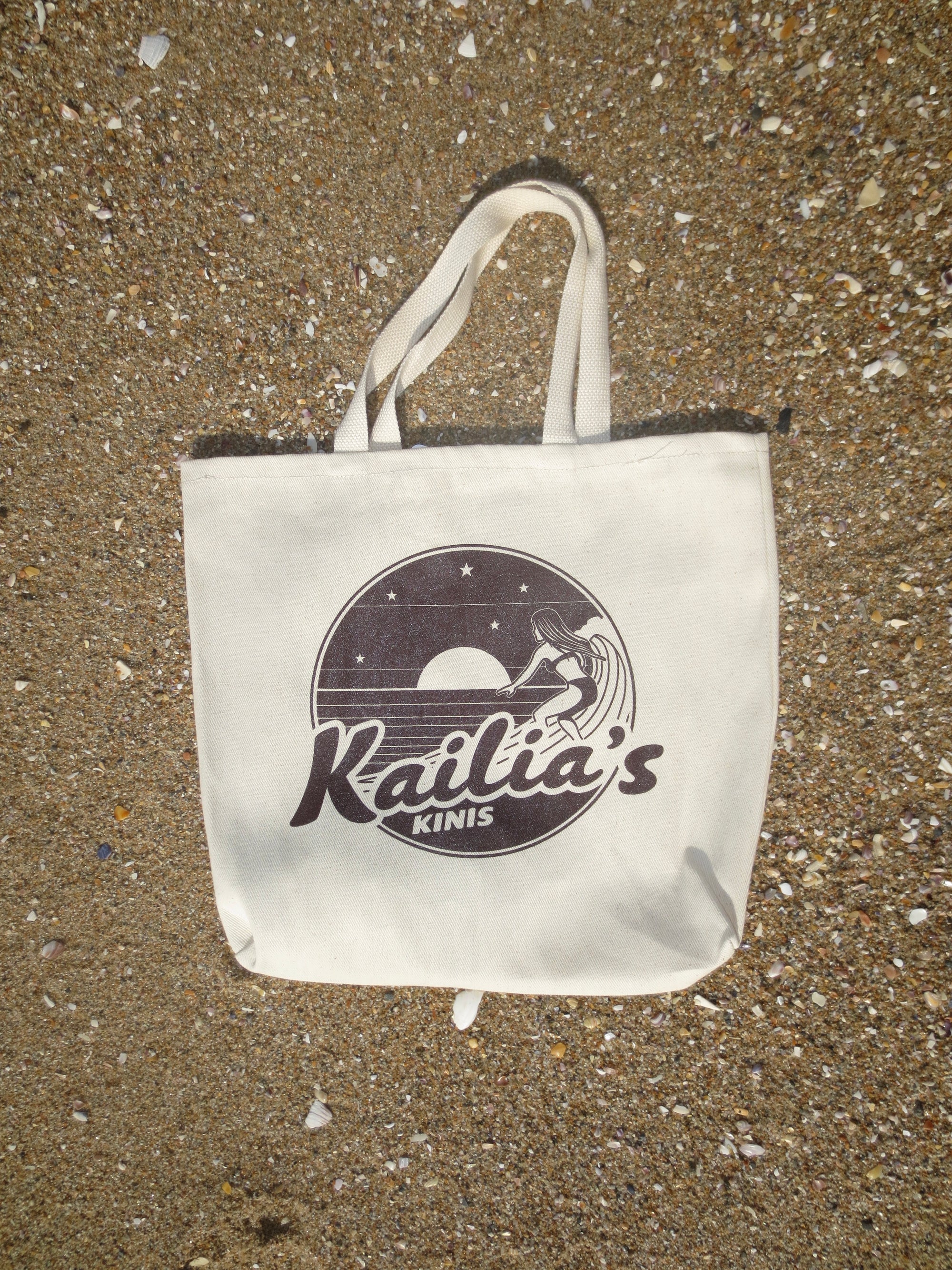 Brown Logo Tote Bag