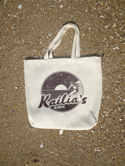 Brown Logo Tote Bag